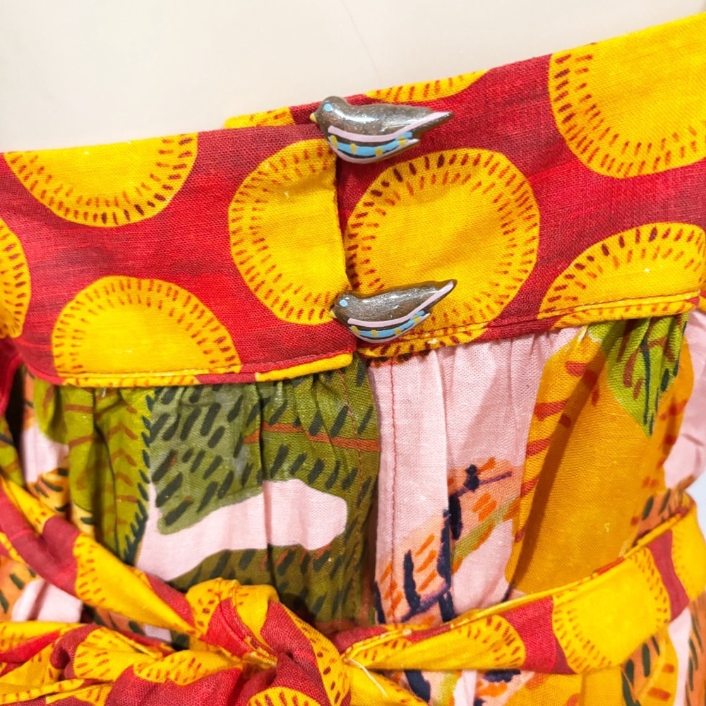 Farm Rio Women’s‎ Summer Dream Ruffle Hem Maxi Dress - Picture 10 of 11